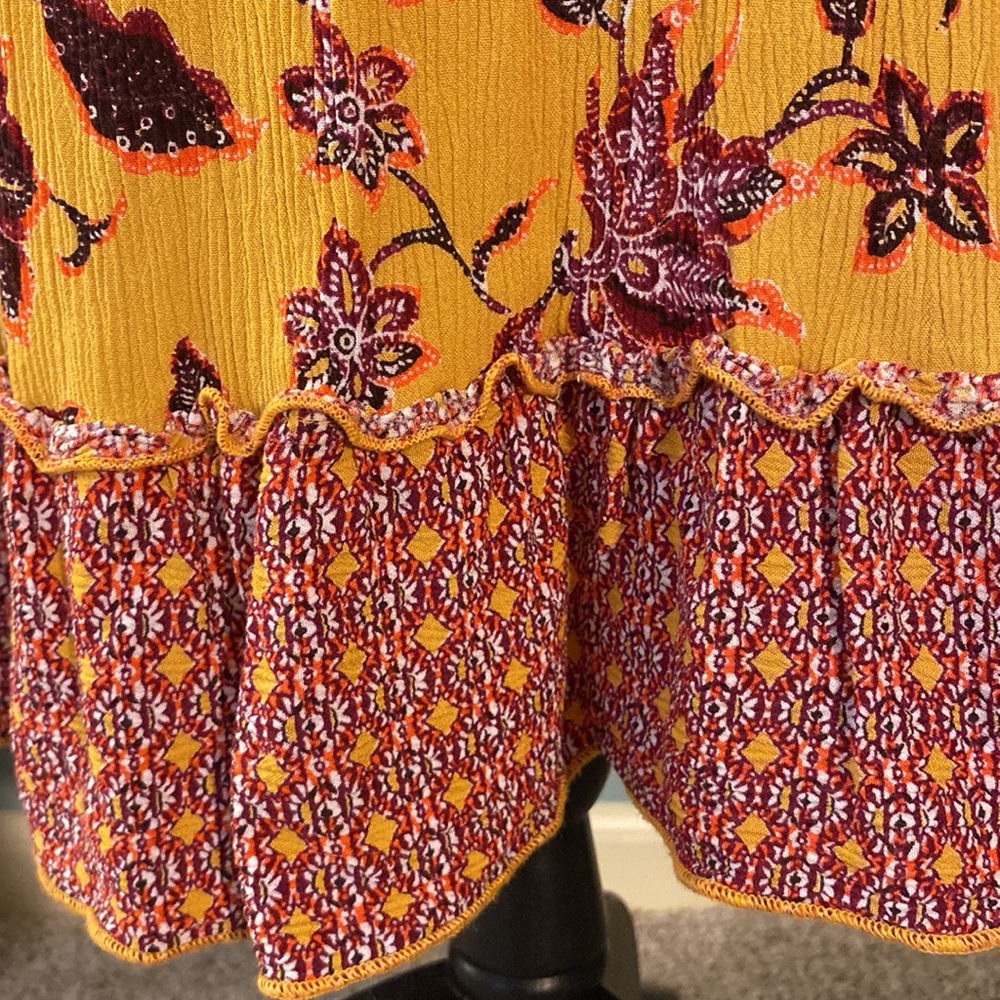 RAGA Floral Boho Smocked Mini Sundress - Picture 4 of 13